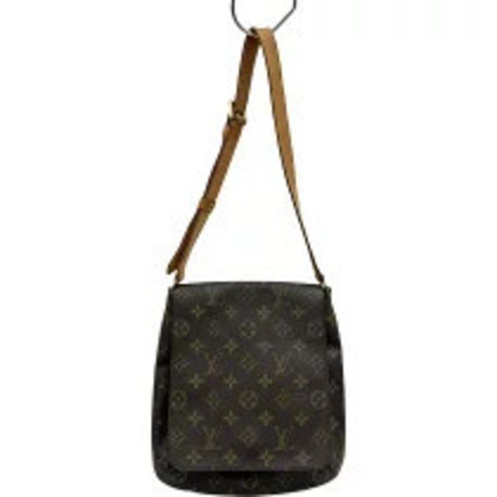 Louis Vuitton Musette Salsa Short Brown Monogram Canvas Shoulder Bag
